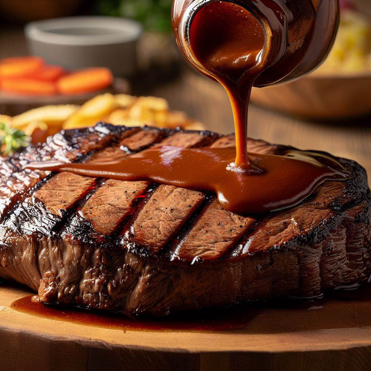 The header image of our enticing Texas Roadhouse Steak Sauce, ready to make any meal unforgettable.